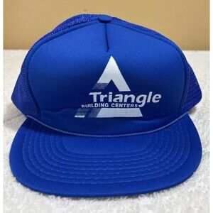 Vintage 80s Triangle Building Centers Mesh Back Foam Insert Trucker  SnapBack